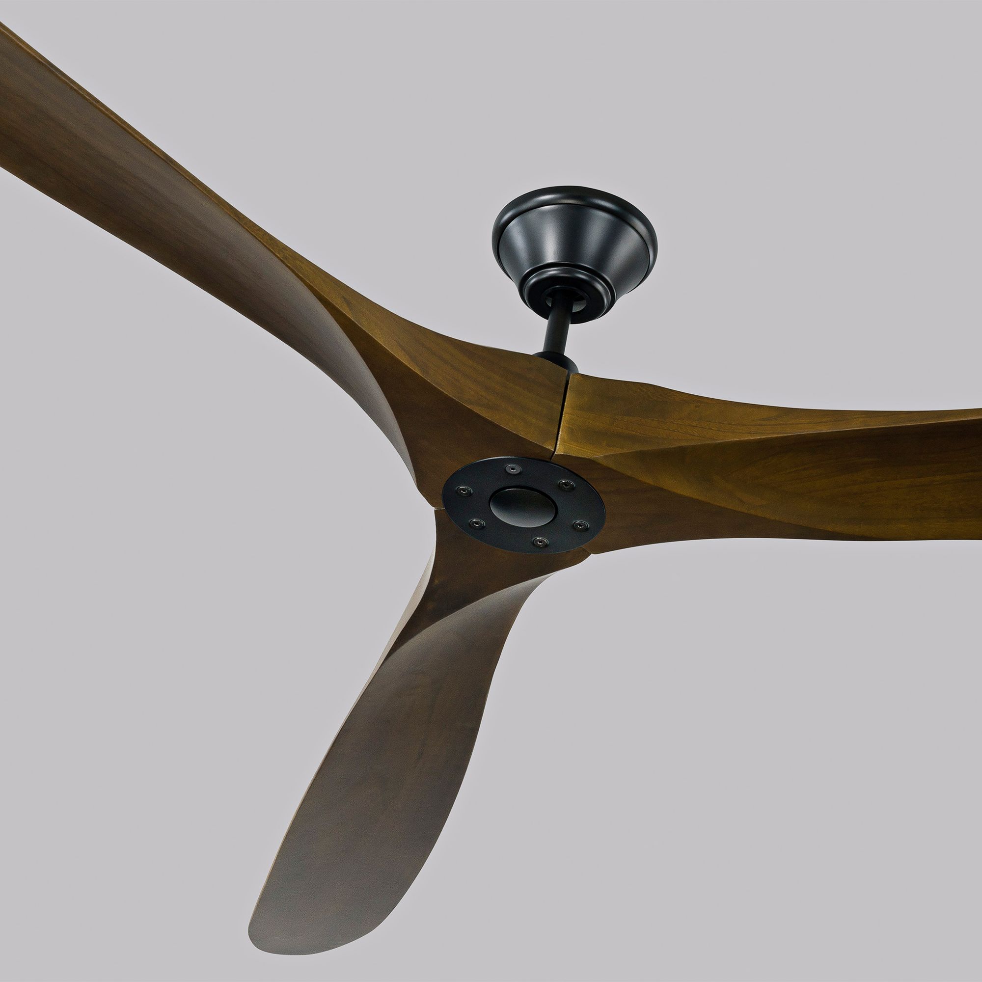 99" Monte Carlo Maverick Grand Matte Black Ceiling Fan ...