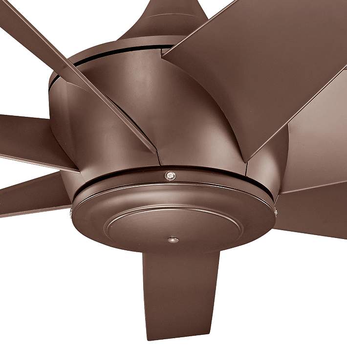 Climates Mocha Outdoor Ceiling Fan, Kichler Twisted Blade Ceiling Fan