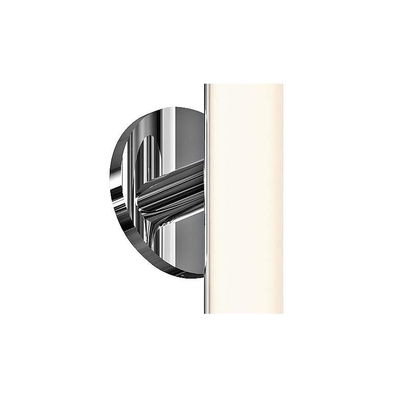 Bauhaus Columns 24&quot; High Polished Chrome LED Wall Sconce more views