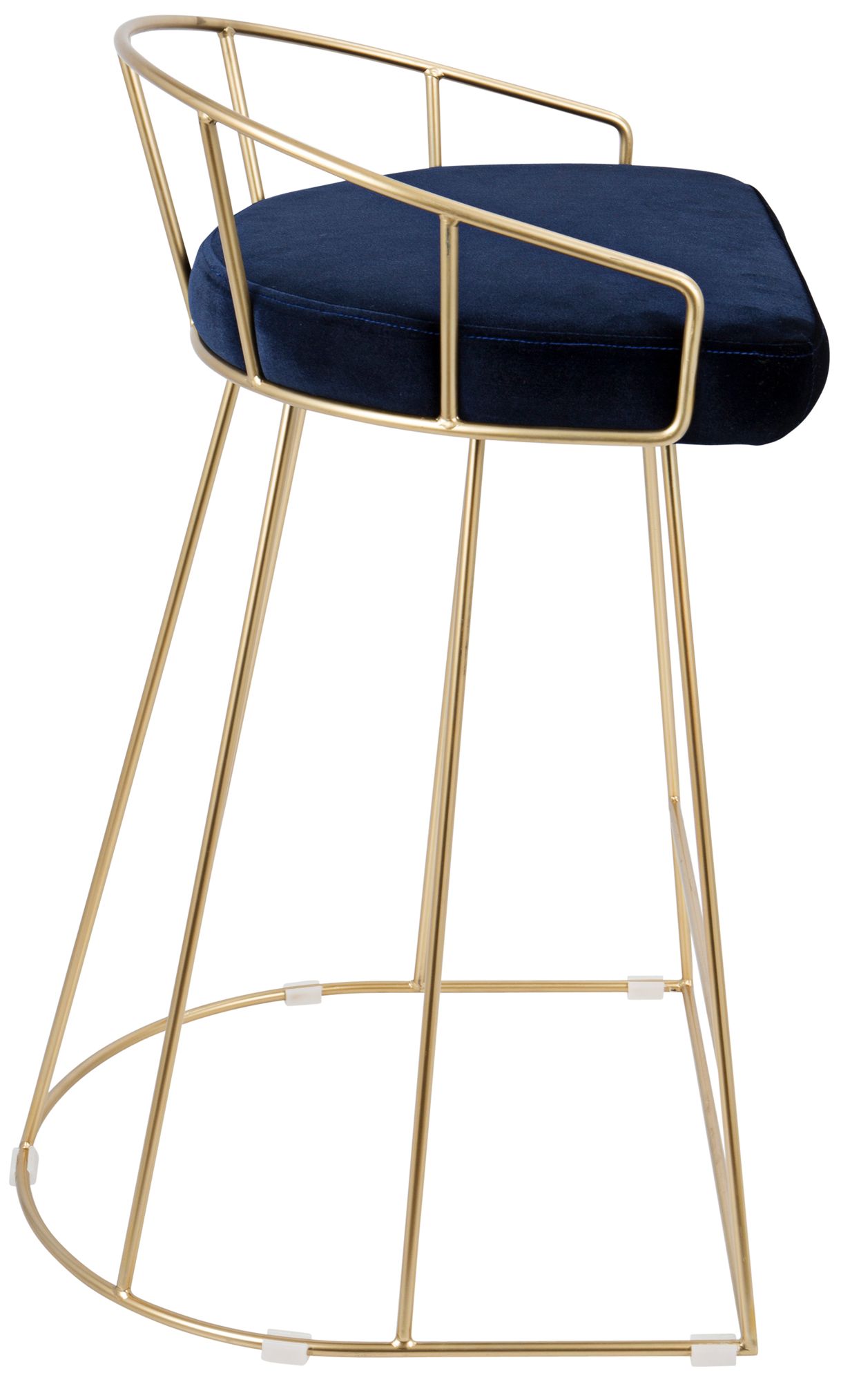 Canary 26" Blue Velvet Counter Stools Set of 2 60G20 Lamps Plus