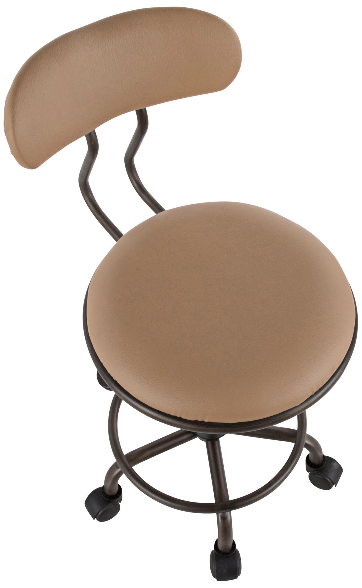 Swift Camel Faux Leather Adjustable Swivel Task Chair 60H14 Lamps Plus