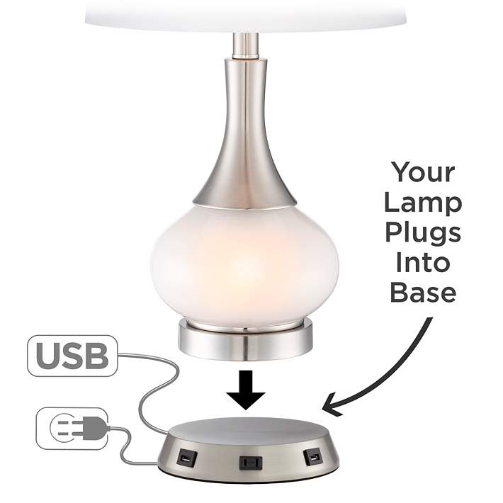 Universal Charging Usb, Usb Port Lamp Base