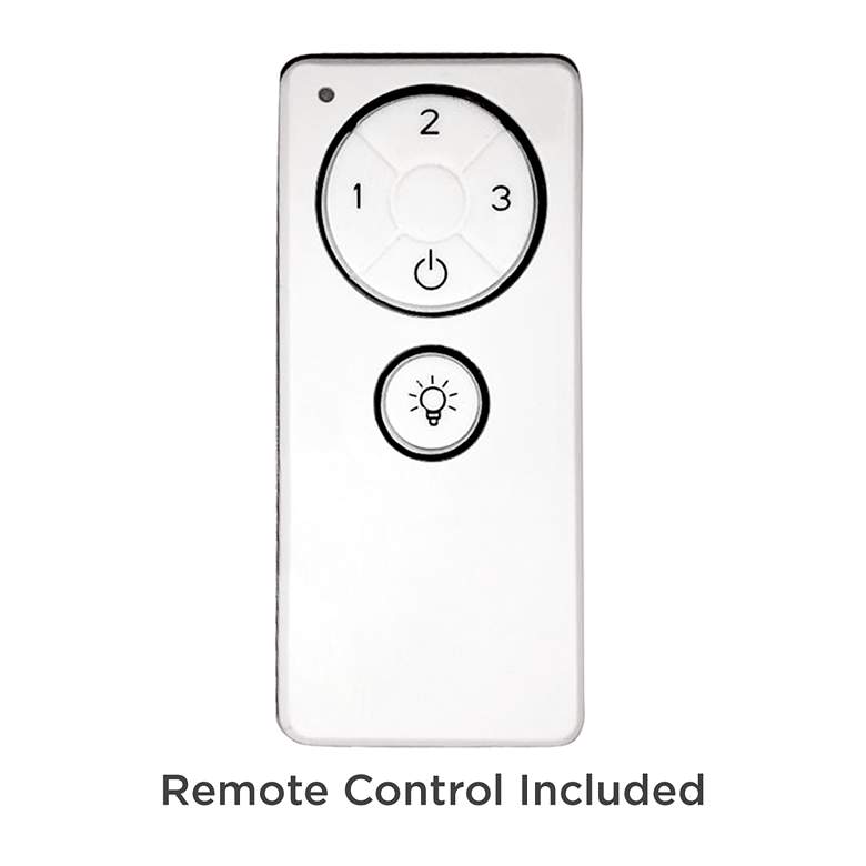 Image 5 52" Journey White Ceiling Fan with Remote Control more views