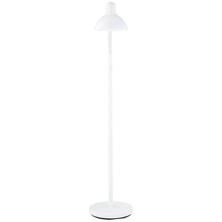 Adjustable Gooseneck Arm Floor Lamp In, Floor Lamp White