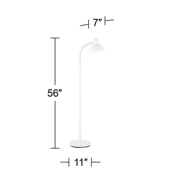 Adjustable Gooseneck Arm Floor Lamp In, Adjustable Gooseneck Arm Floor Lamp