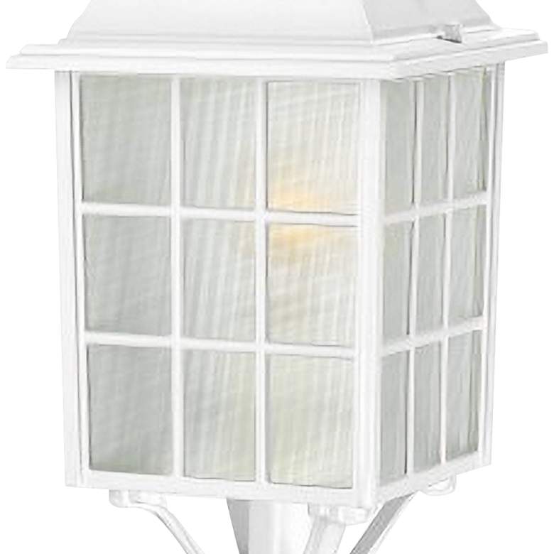 Satco Adams 18 1/4&quot; High White Outdoor Post Light more views