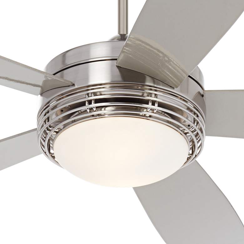 60&quot; Casa Province Brushed Nickel Outdoor LED Ceiling Fan with Remote more views