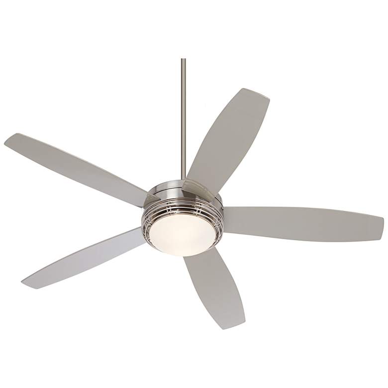 60&quot; Casa Province Brushed Nickel Outdoor LED Ceiling Fan with Remote more views