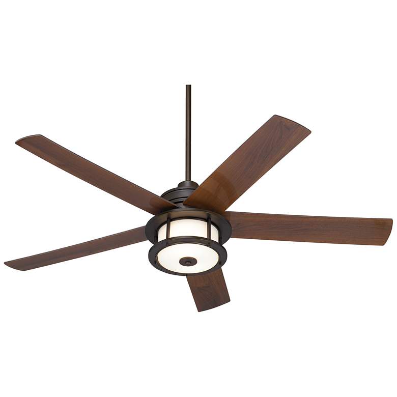 60&quot; Casa Largo Oil-Brushed Bronze LED Pull Chain Ceiling Fan more views