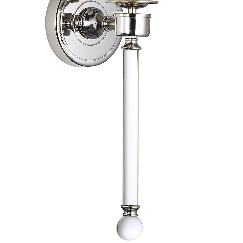 Maxim Lucent 21&quot; High Polished Nickel Wall Sconce more views