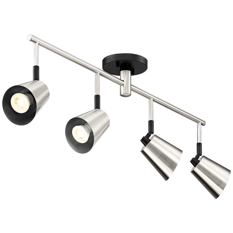 Pro Track Haliwell 4-Light Brushed Nickel Track Fixture more views