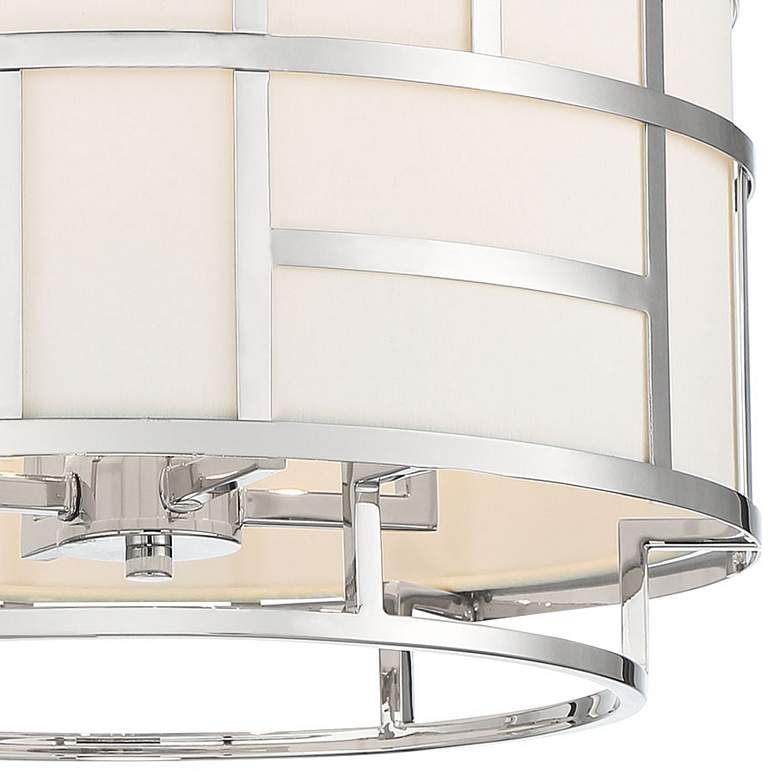 Crystorama Danielson 16 3/4&quot; Wide Polished Nickel Chandelier more views