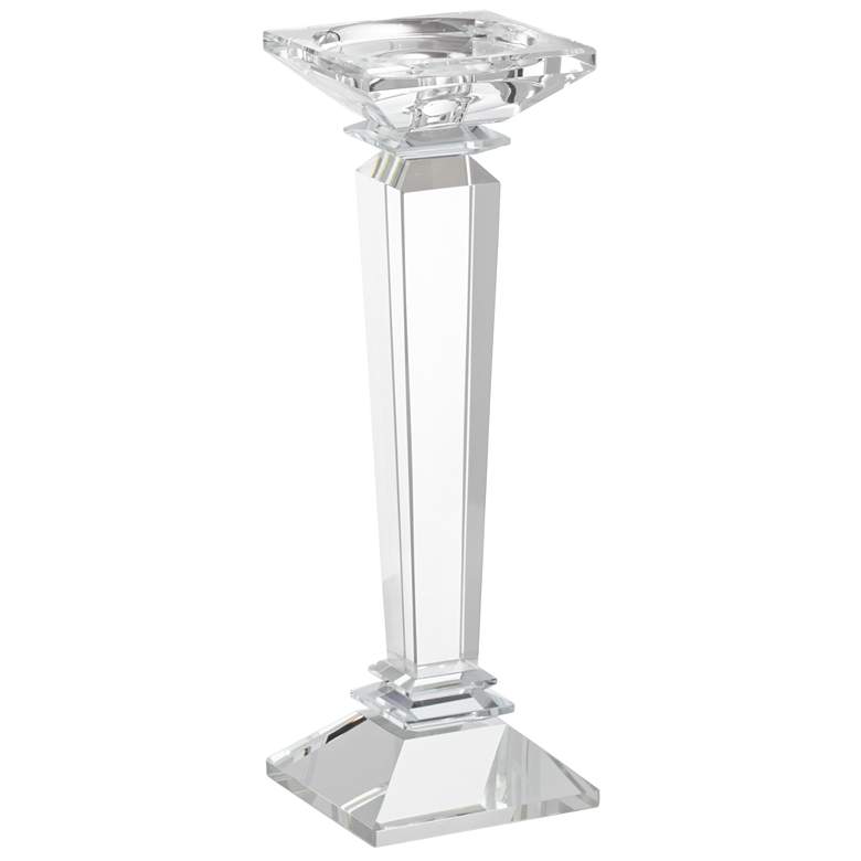 Portia 11&quot; High Crystal Candle Holders Set of 2 more views
