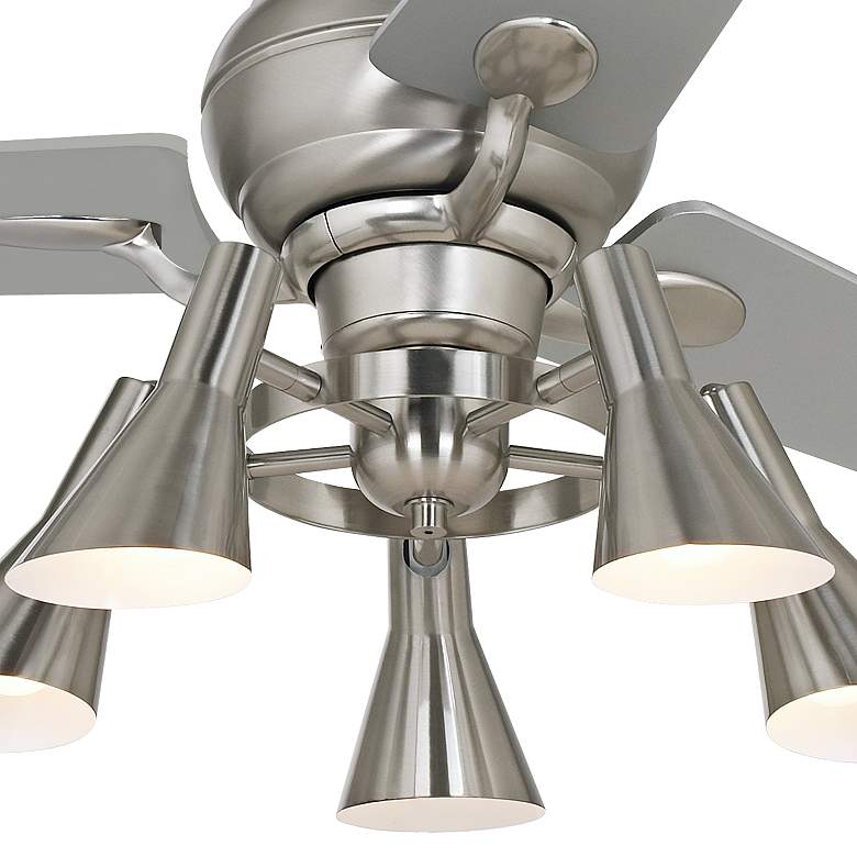 Image 3 60" Spyder Tapered Blade Retro 5-Light LED Ceiling Fan with Pull Chain more views