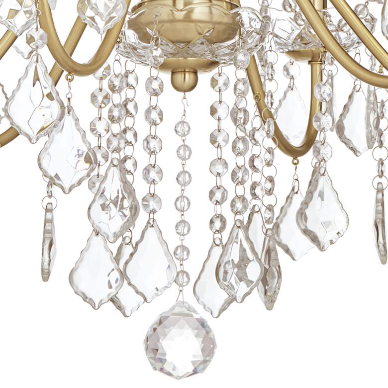 Magrite 26 1/2&quot; Wide Gold 6-Light Chandelier more views