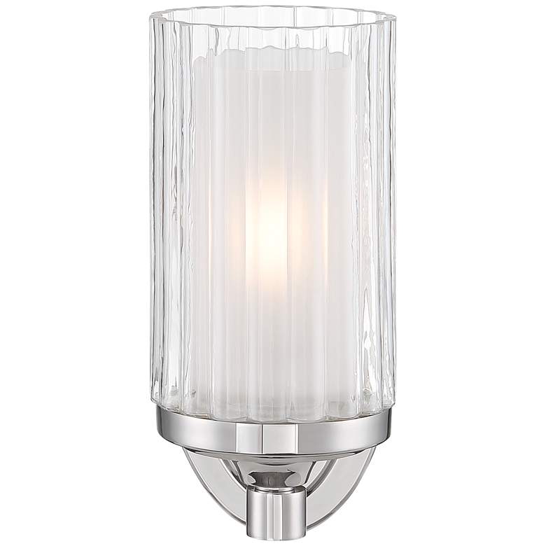 Possini Euro Dembry 10 1/4&quot; High Double Glass Wall Sconce more views