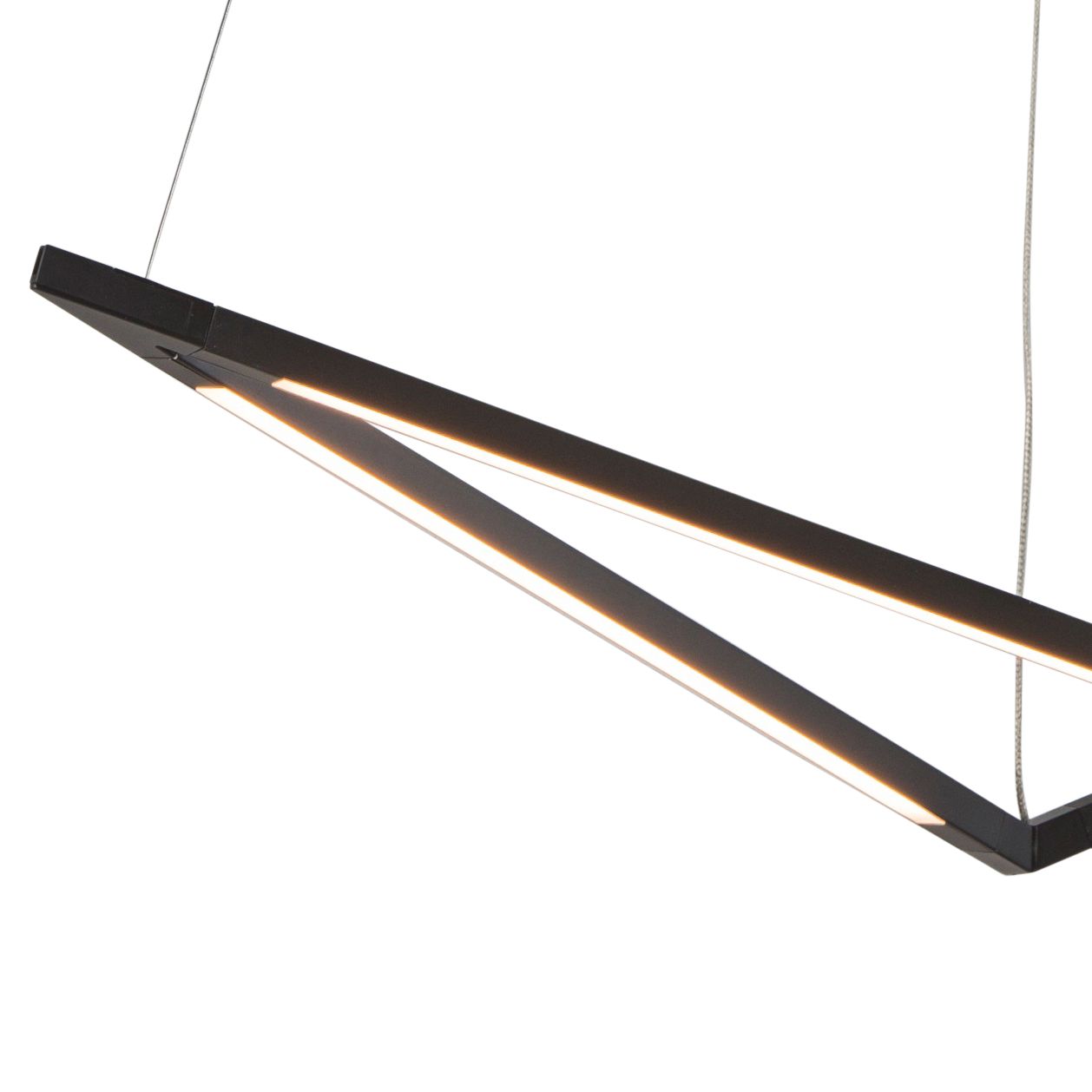 Koncept ZBar Bird 34" Wide Matte Black LED Pendant Light 65T58