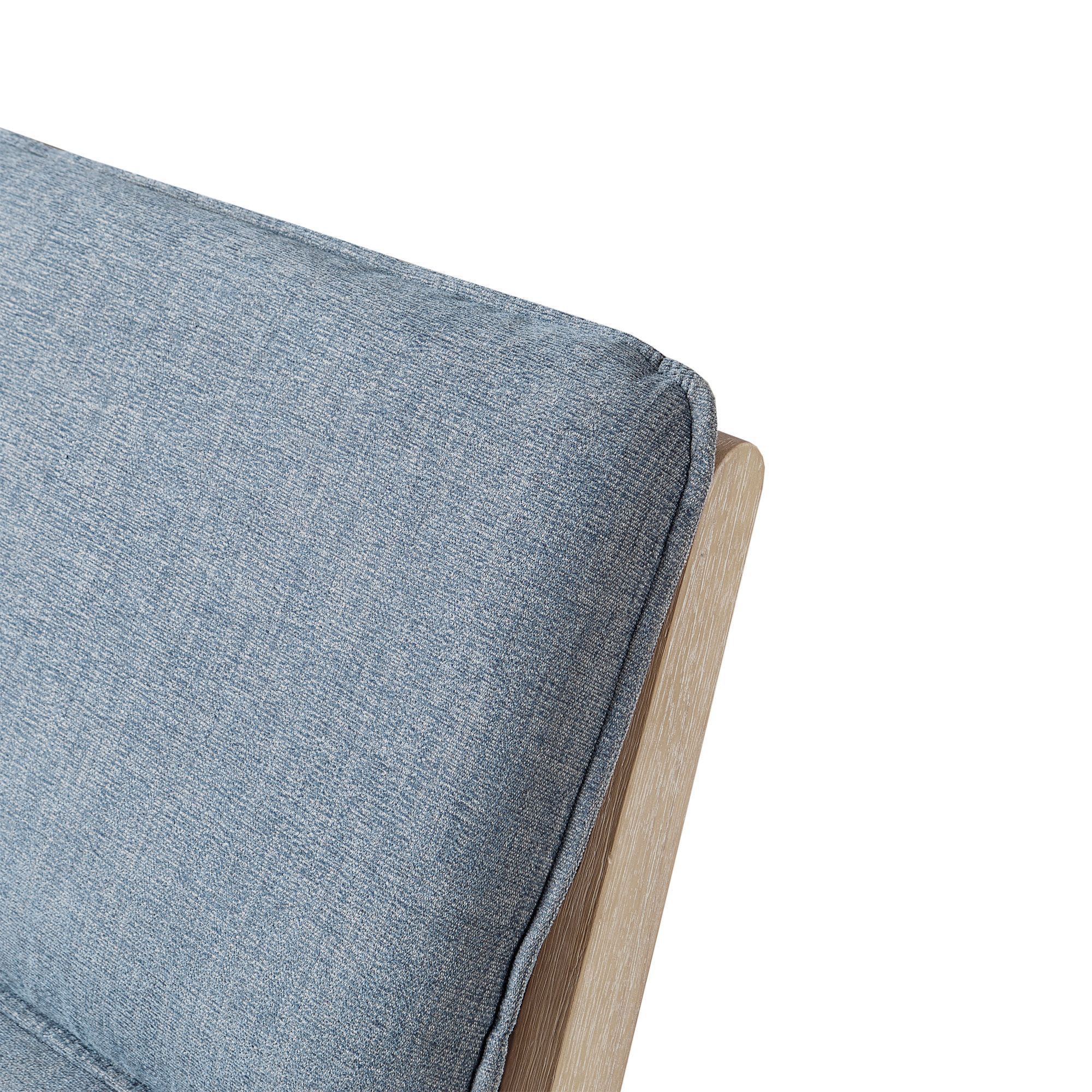 INK + IVY Melbourne Light Blue Fabric Accent Chair 667T2 Lamps Plus