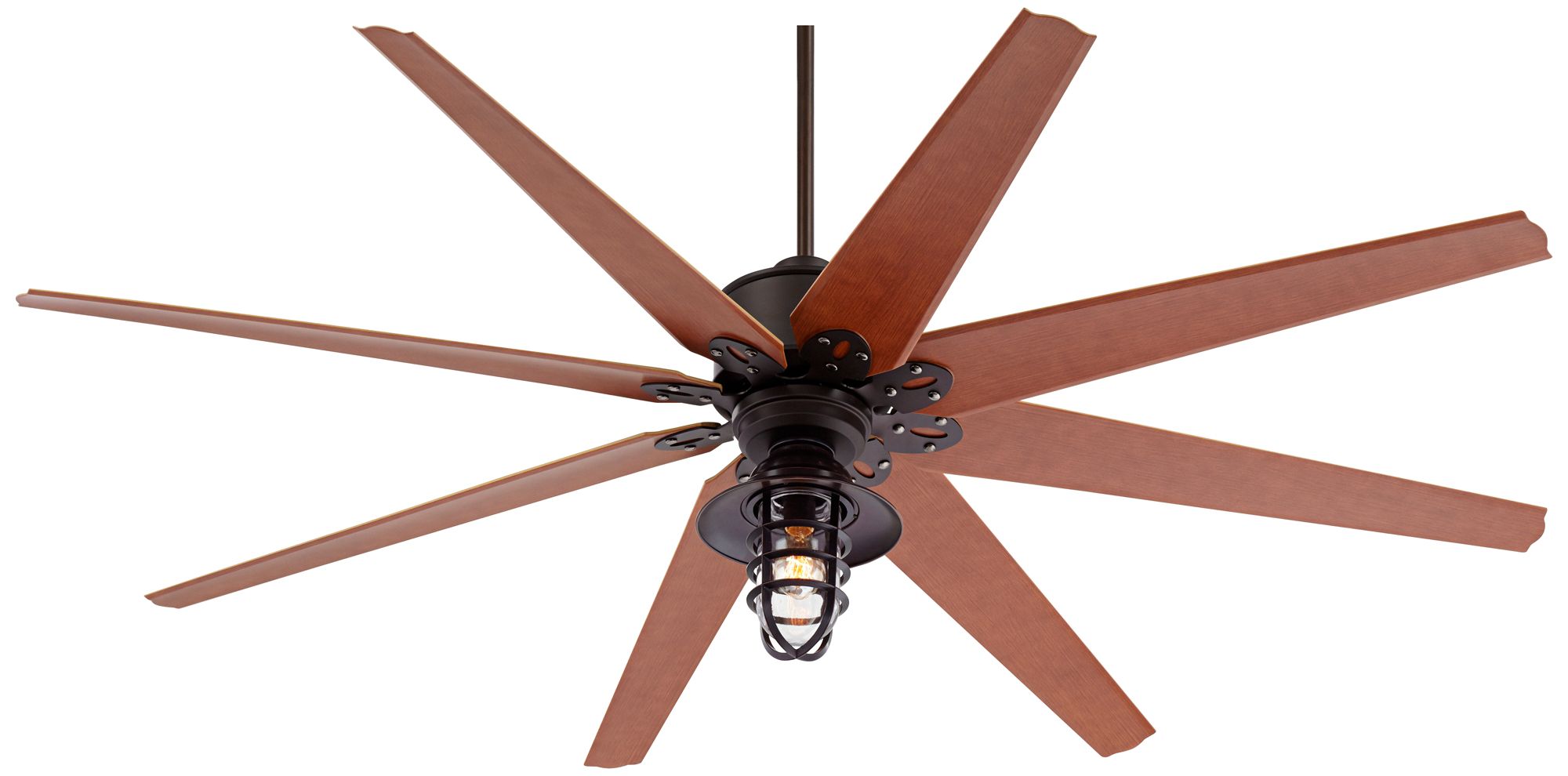 72 Predator Bronze Outdoor Ceiling Fan With Light Kit Shelly Lighting