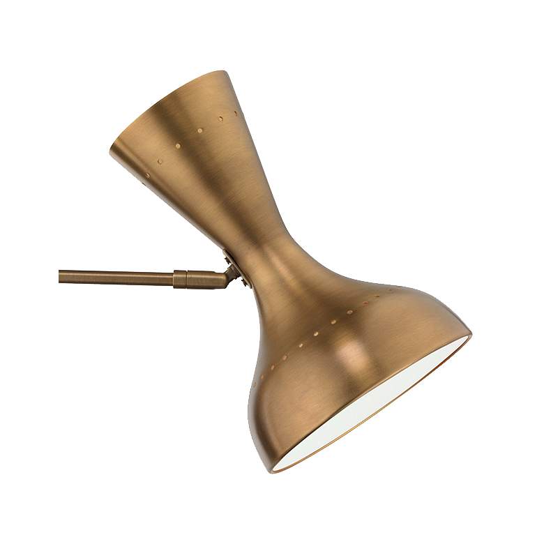 Jamie Young Pisa Antique Brass 2-Directional Desk Lamp more views