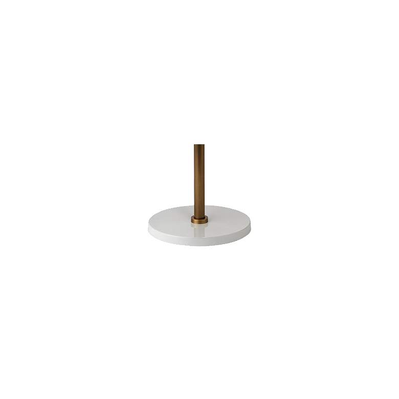 Image 4 Pisa White Lacquer and Brass 2-Directional Floor Lamp more views