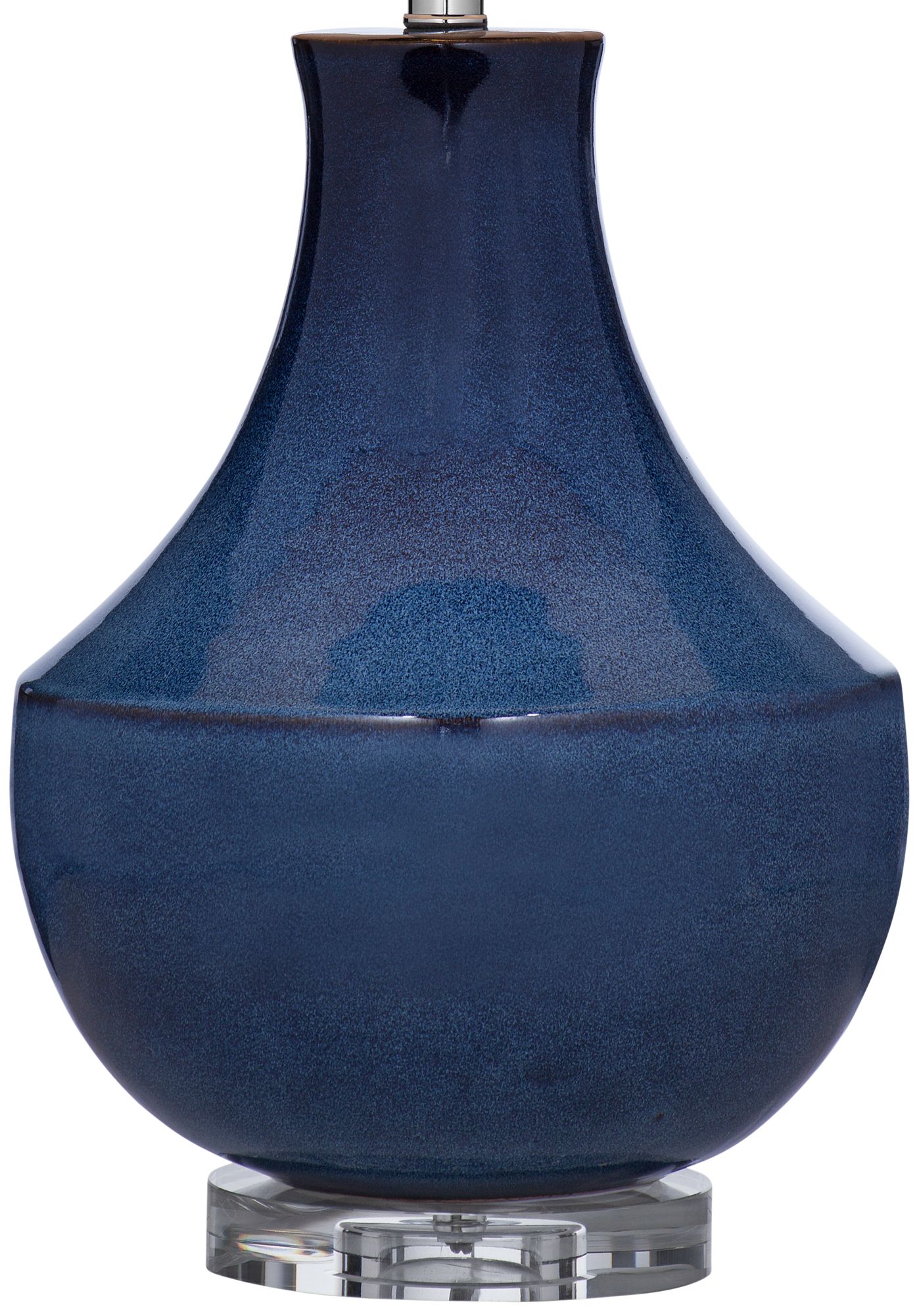 Kinney Blue Ceramic Gourd LED Table Lamp 68C58 Lamps Plus