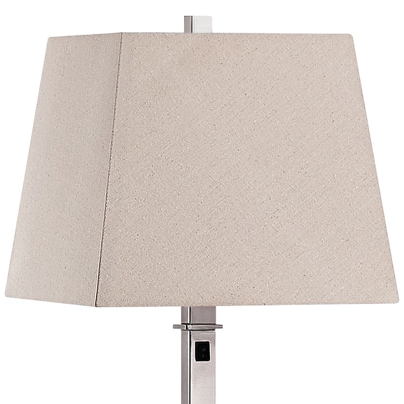 Windsor Square Brushed Nickel Metal Floor Lamp 68D39 Lamps Plus