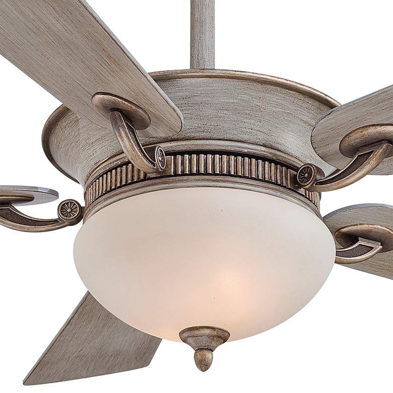 Image 3 52" Minka Aire Delano Driftwood LED Ceiling Fan with Wall Control more views