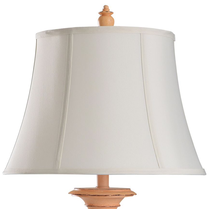 peach table lamp