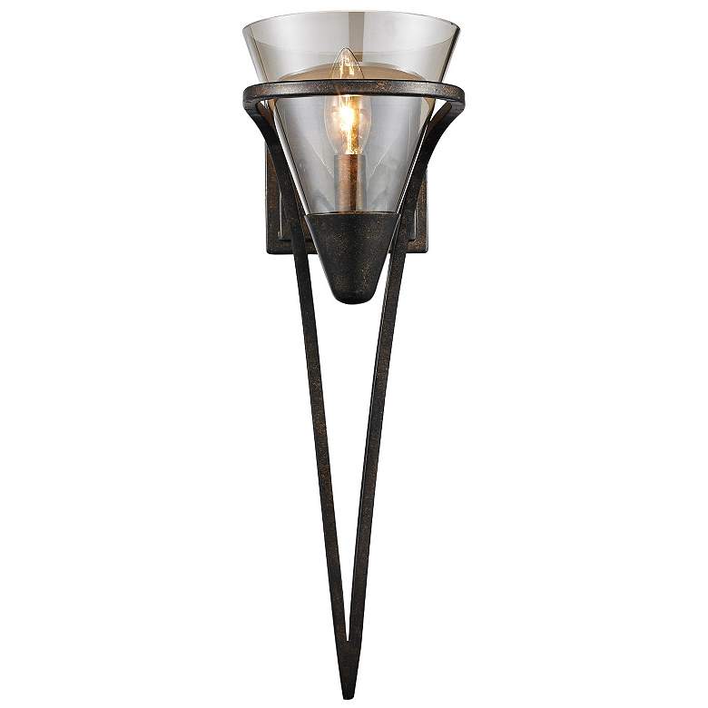 Olympia 19 1/2&quot; High Burnt Sienna Wall Sconce more views