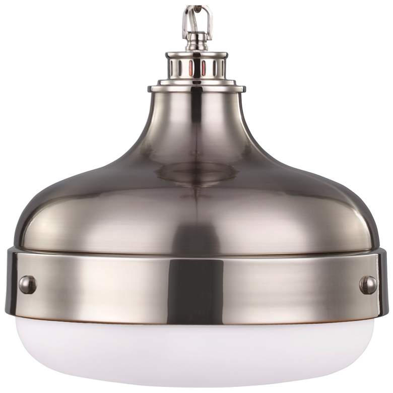 Image 3 Feiss Cadence 13" Wide Polished Nickel Mini Pendant Light more views