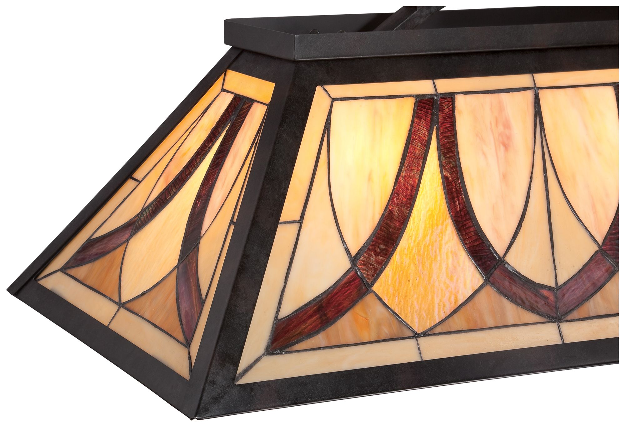 Quoizel Asheville 29" High Old Bronze Island Pendant 6N084 Lamps Plus