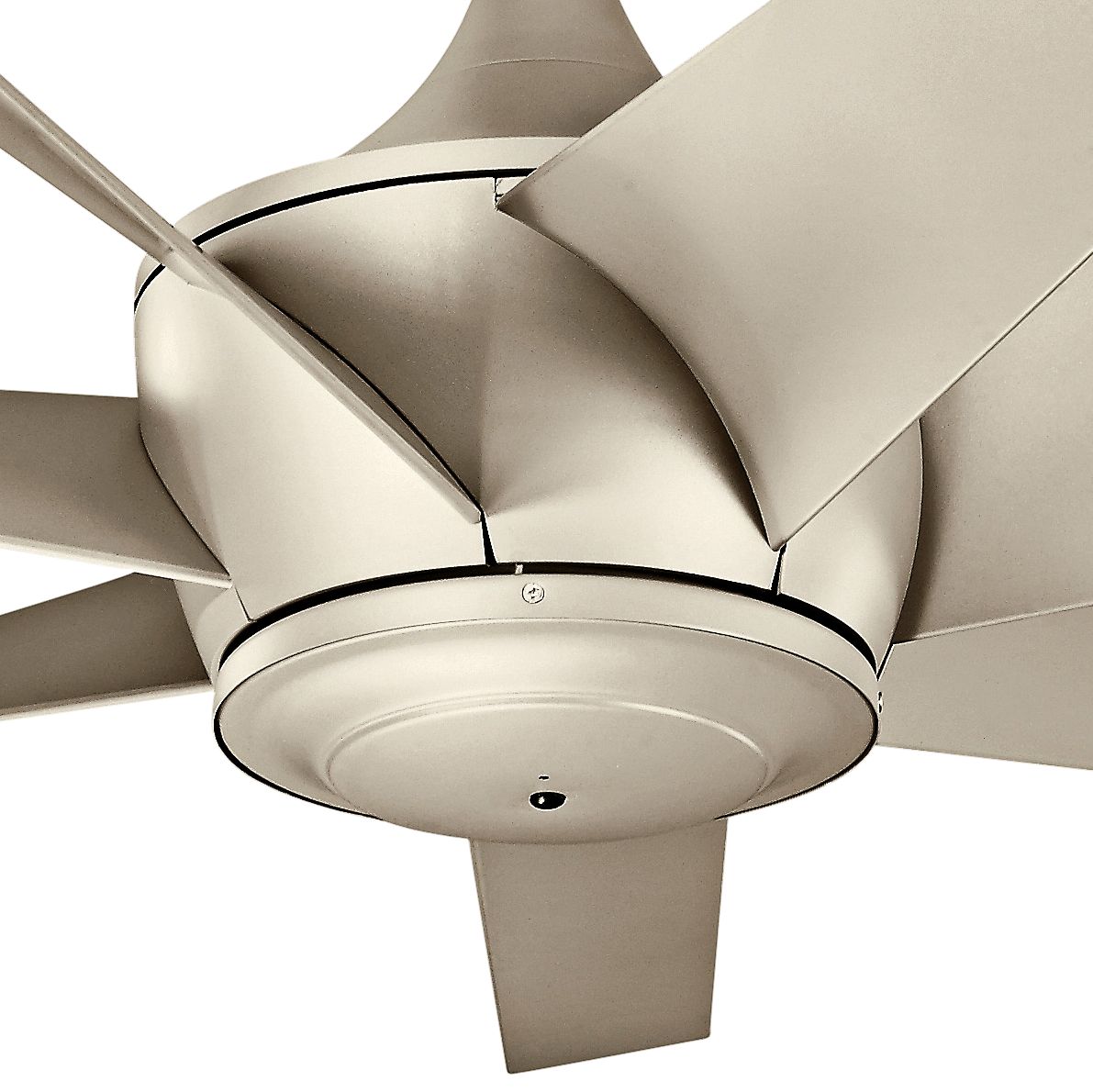 54" Kichler Lehr II Climates Silver Outdoor Ceiling Fan 6P343