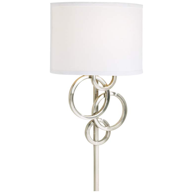 Possini Euro Design Circles Plug-In Wall Sconce with Cord Cover more views