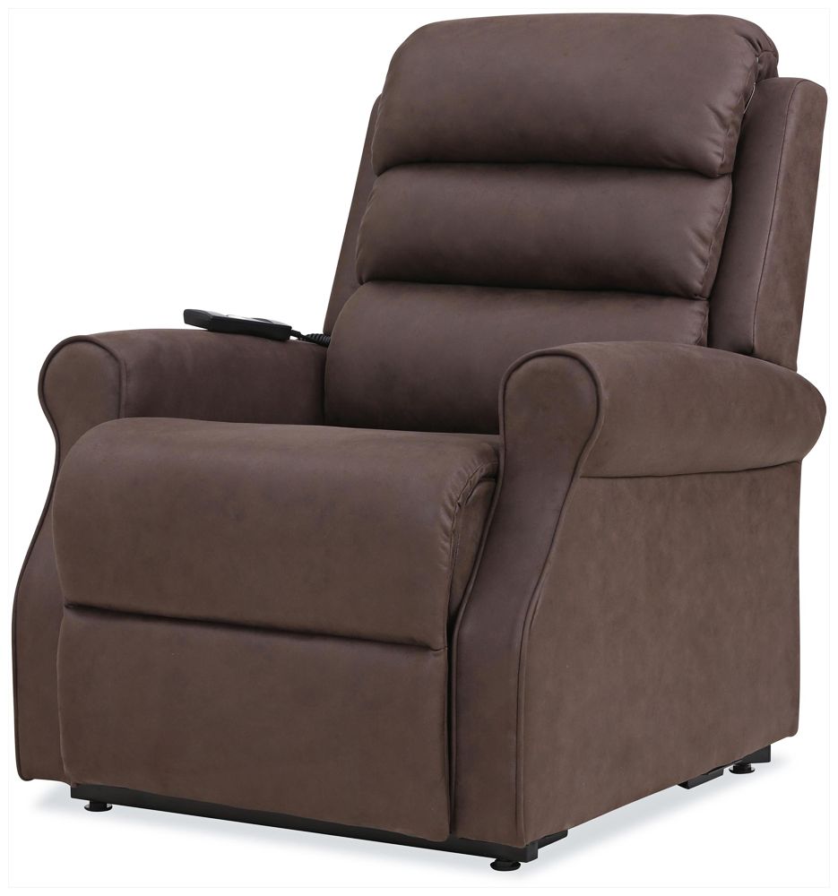 ProLounger Chocolate Nubuck Power Lift Recliner Chair 70A34 Lamps Plus