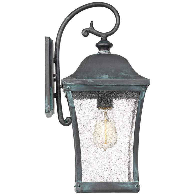 Image 3 Quoizel Bardstown 18" High Aged Verde Outdoor Wall Light more views