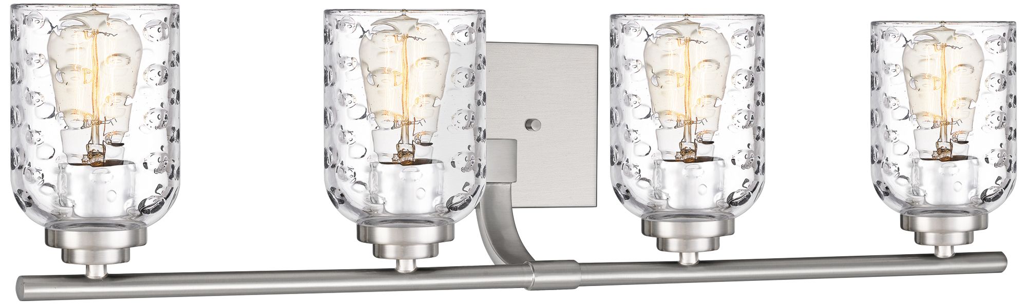 Quoizel Cristal 29 1 2 W Brushed Nickel 4 Light Bath Light