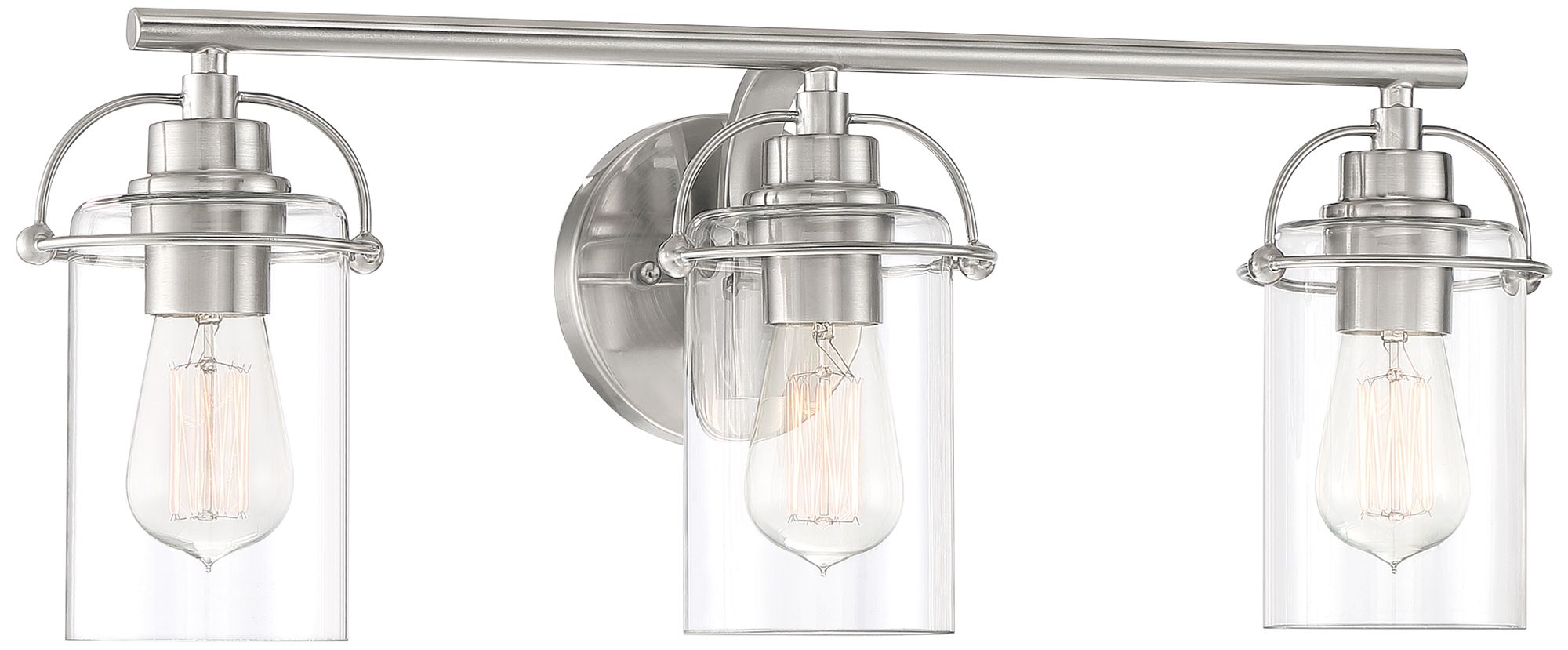 Home & Garden Stainless Steel Light Under 3 Lights 24" Quoizel