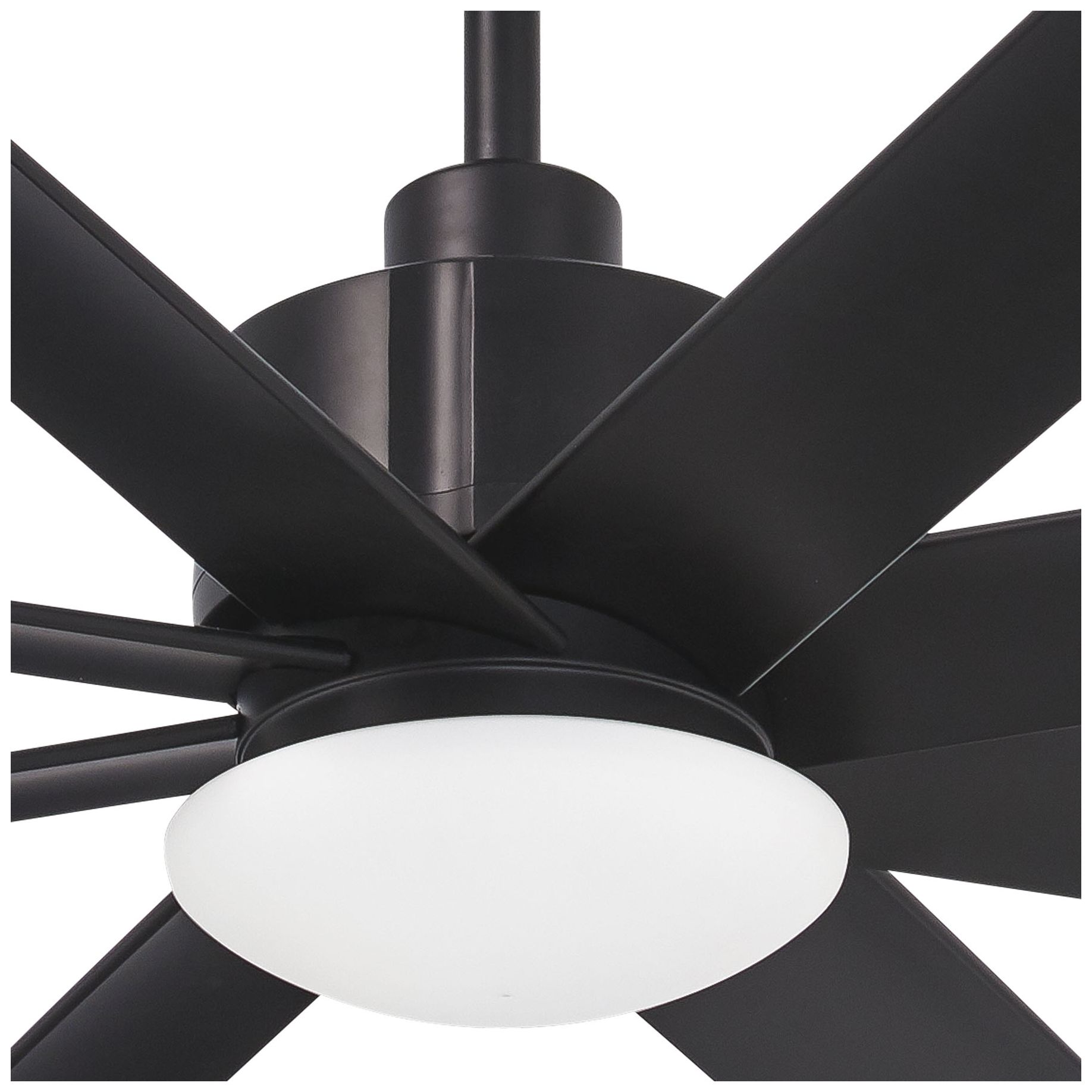65" Minka Aire Slipstream Coal Black Outdoor LED Ceiling Fan 70M15