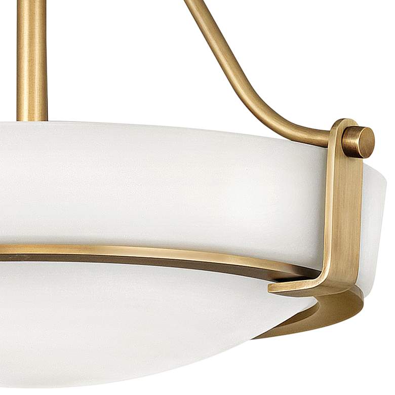 Image 3 Hinkley Hathaway 16" Wide Heritage Brass LED Ceiling Light more views