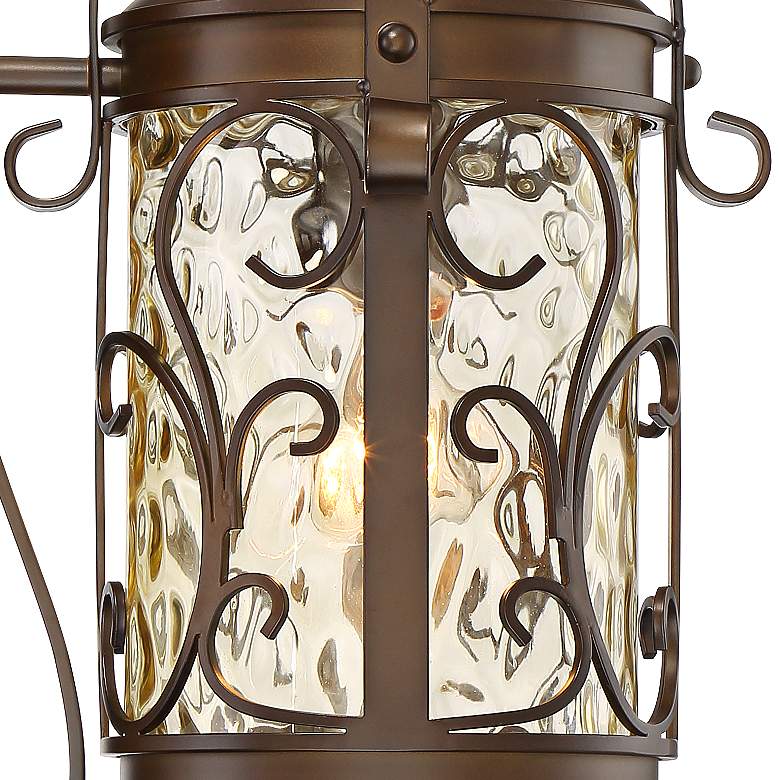 Conway 17 1/2&quot;H Oil-Rubbed Bronze Scroll Outdoor Wall Light more views