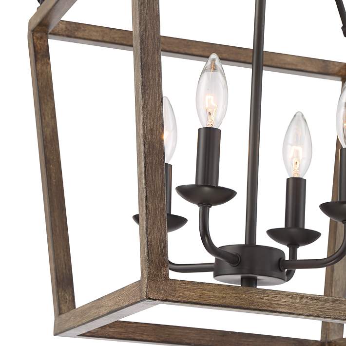 Astor 16 Wide Bronze And Wood Grain 4, Lamps Plus Floor Lamp Bronzer Review