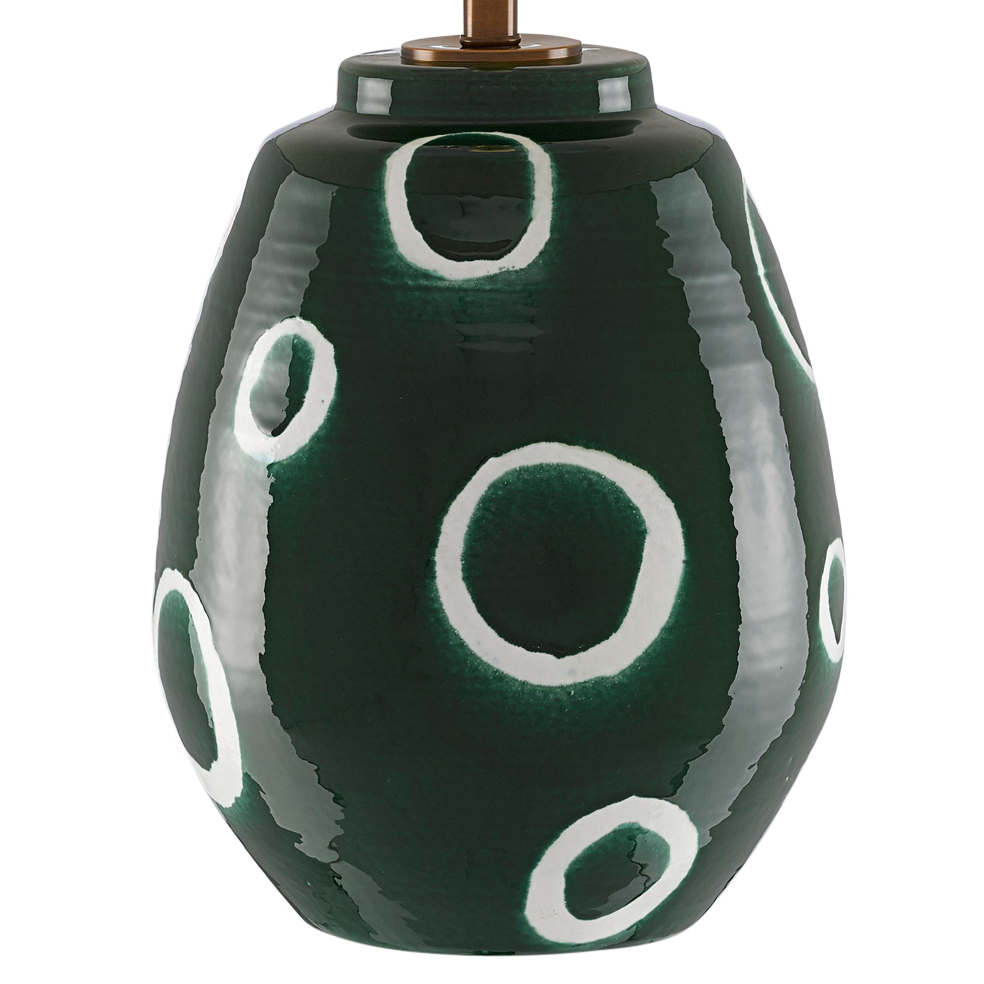 Gallus Green and White Terracotta Ginger Jar Table Lamp 71M19 Lamps Plus