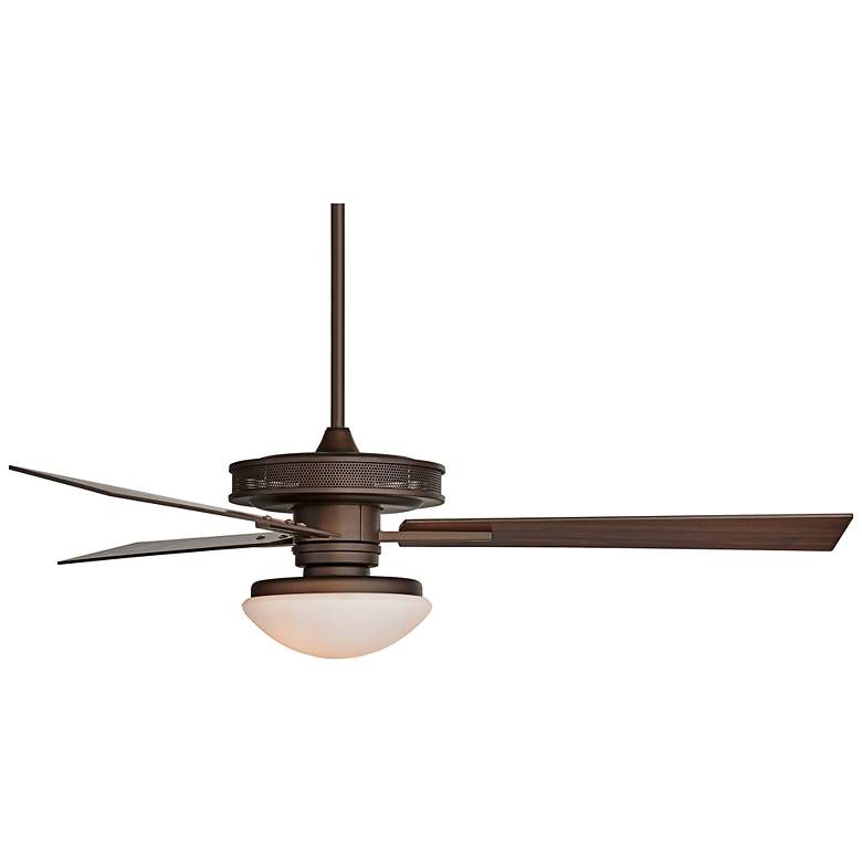 Image 6 60" Taladega Oil-Rubbed Bronze Damp Rated LED Ceiling Fan with Remote more views