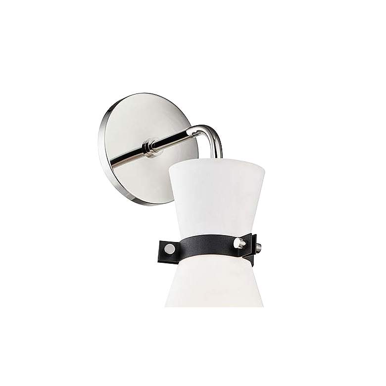 Mitzi Julia 17&quot; High Polished Nickel Wall Sconce more views