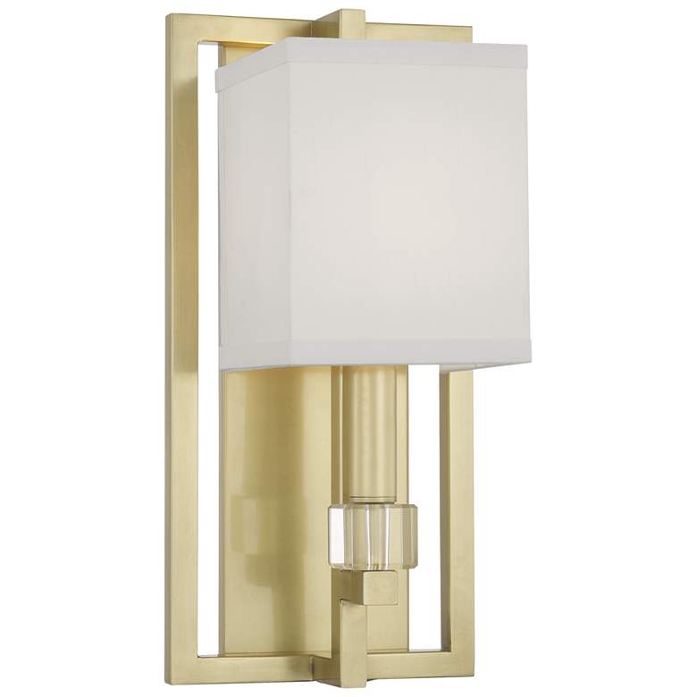 Crystorama Dixon 15&quot; High Aged Brass Metal Wall Sconce more views