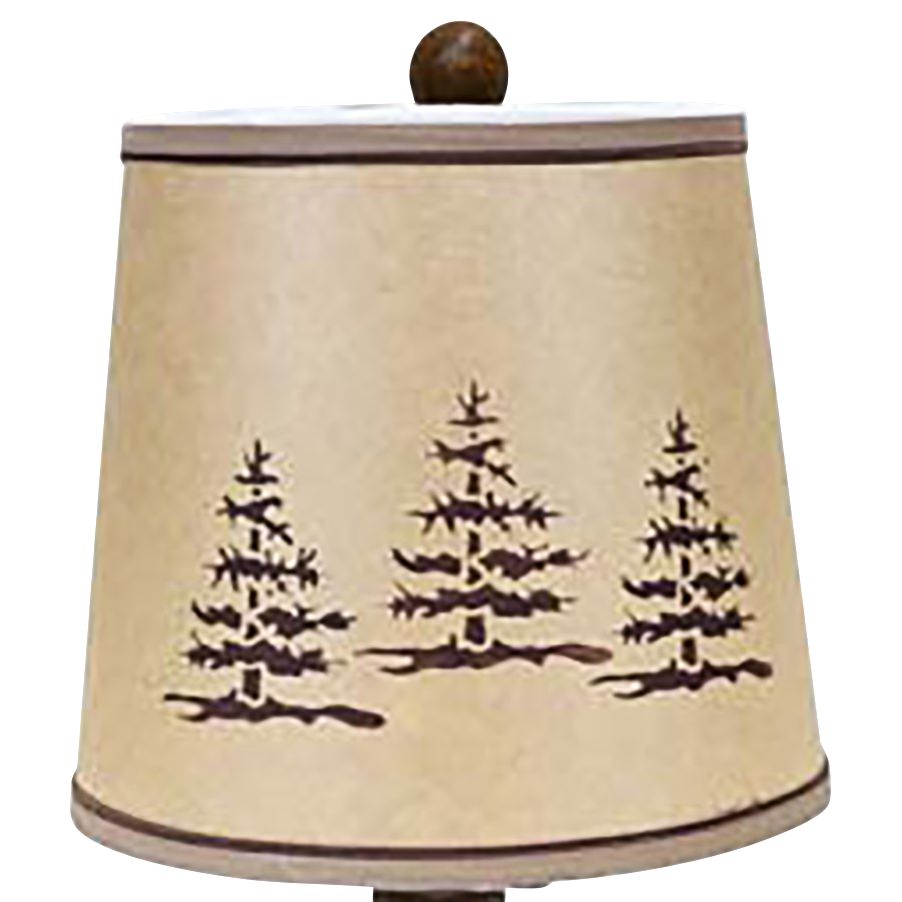 Townsend Wood Finish Rustic Pine Tree Table Lamp 72X65 Lamps Plus