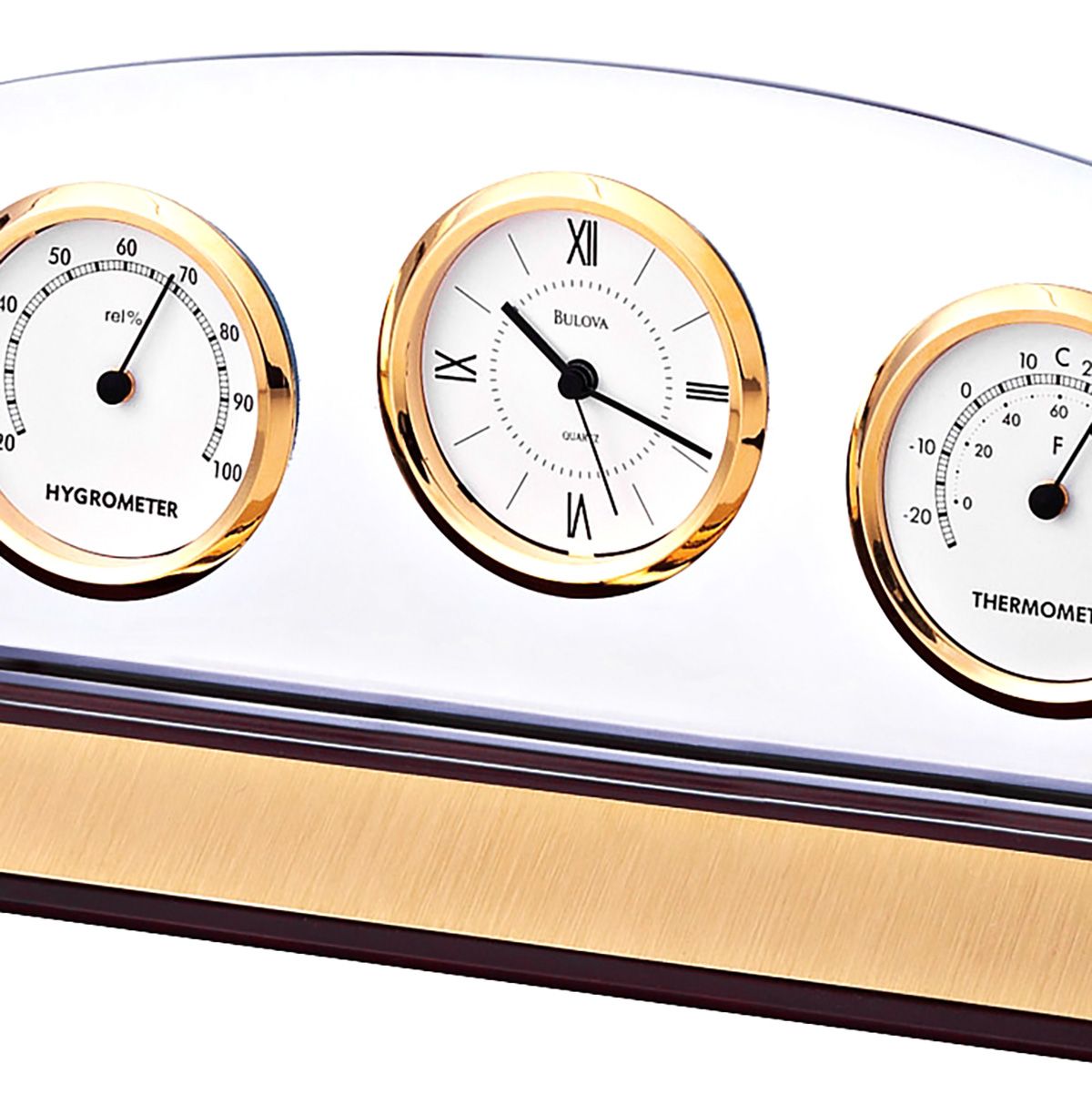 Bulova Weston Executive Desk Clock 73193 Lamps Plus