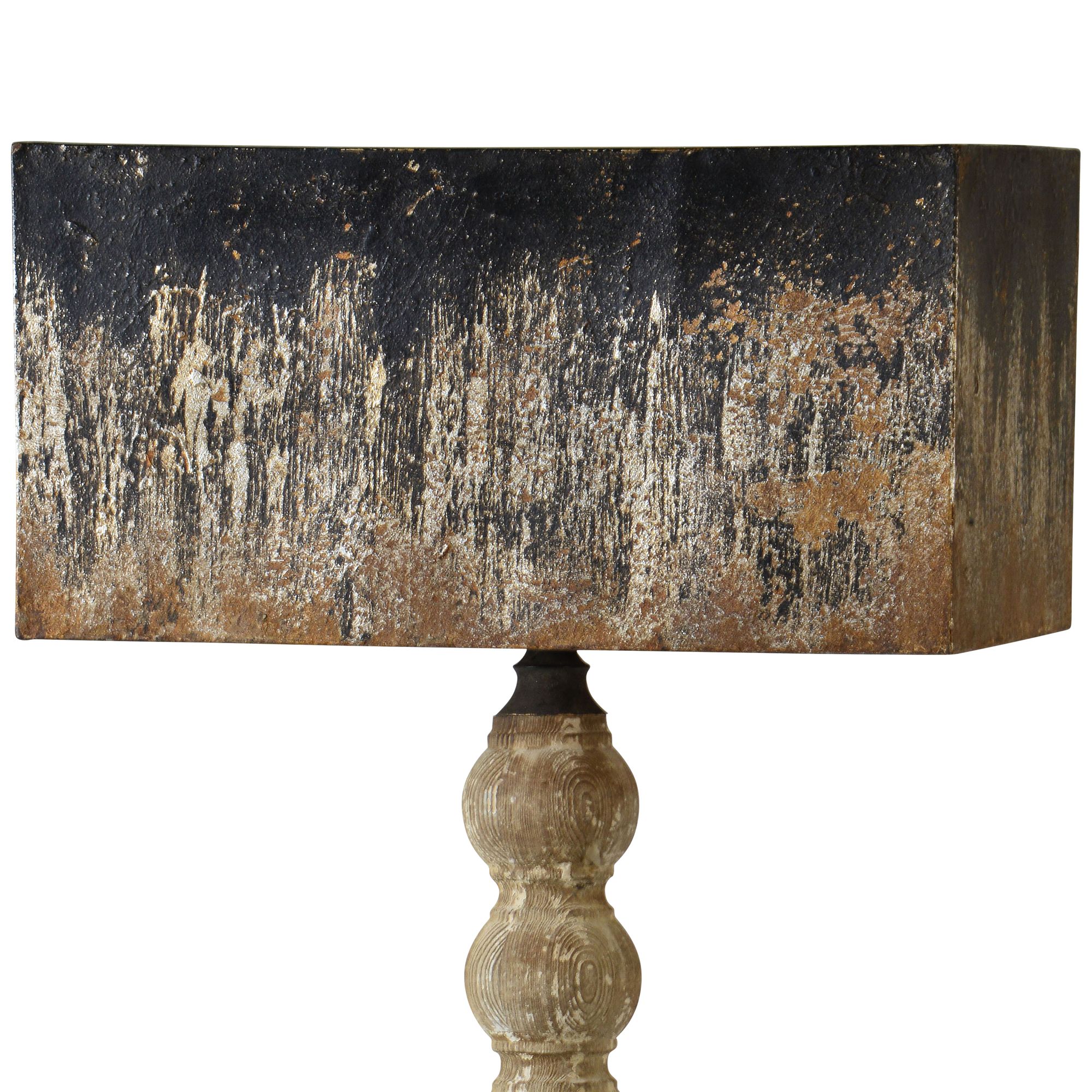 Harriet Natural Wood with WhiteWash Table Lamp 73J39 Lamps Plus