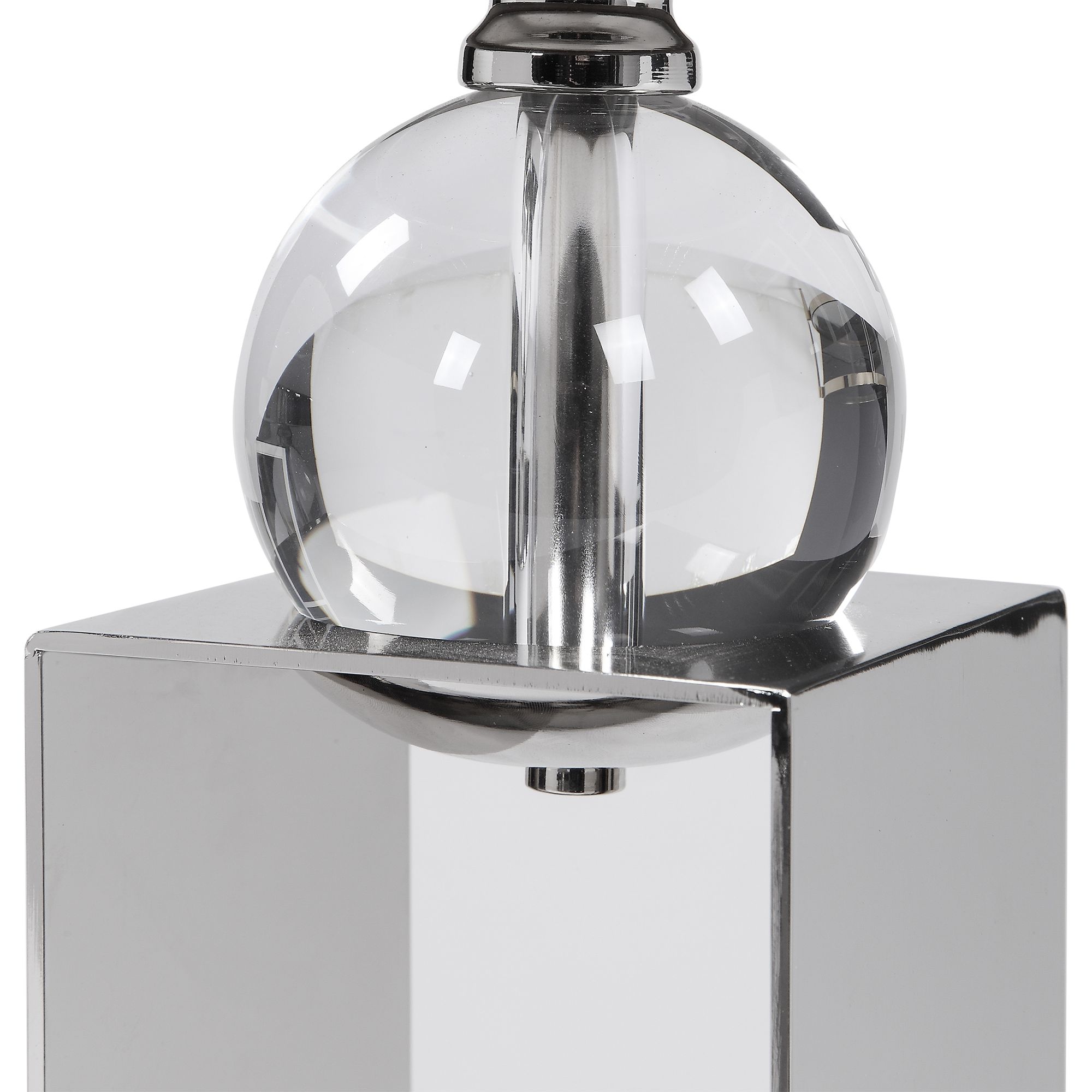 Lucian Polished Nickel Pillar Candle Holders Set of 2 73R91 Lamps Plus